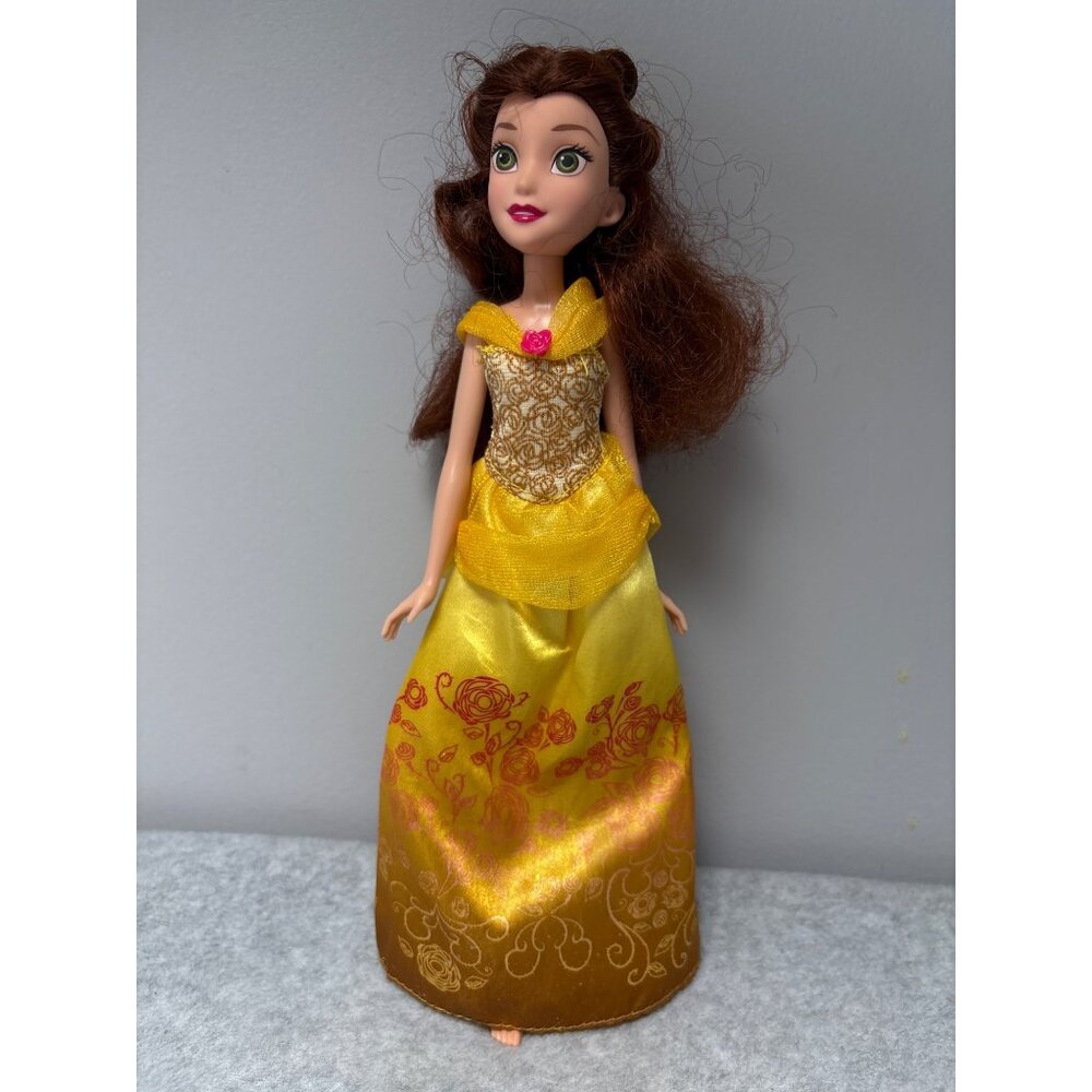 Disney Princess Belle Doll 12" Beauty & The Beast Royal Shimmer Yellow Dress